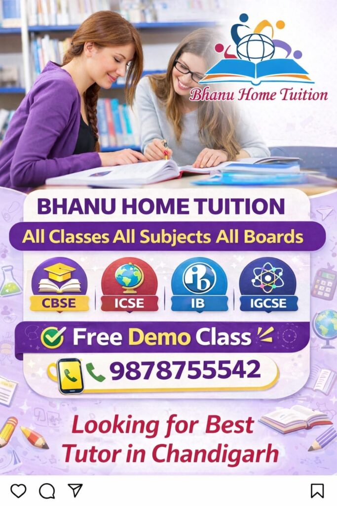 Home tutors in Chandigarh
